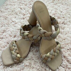 A New Day - Braided Heels - US W Size 8